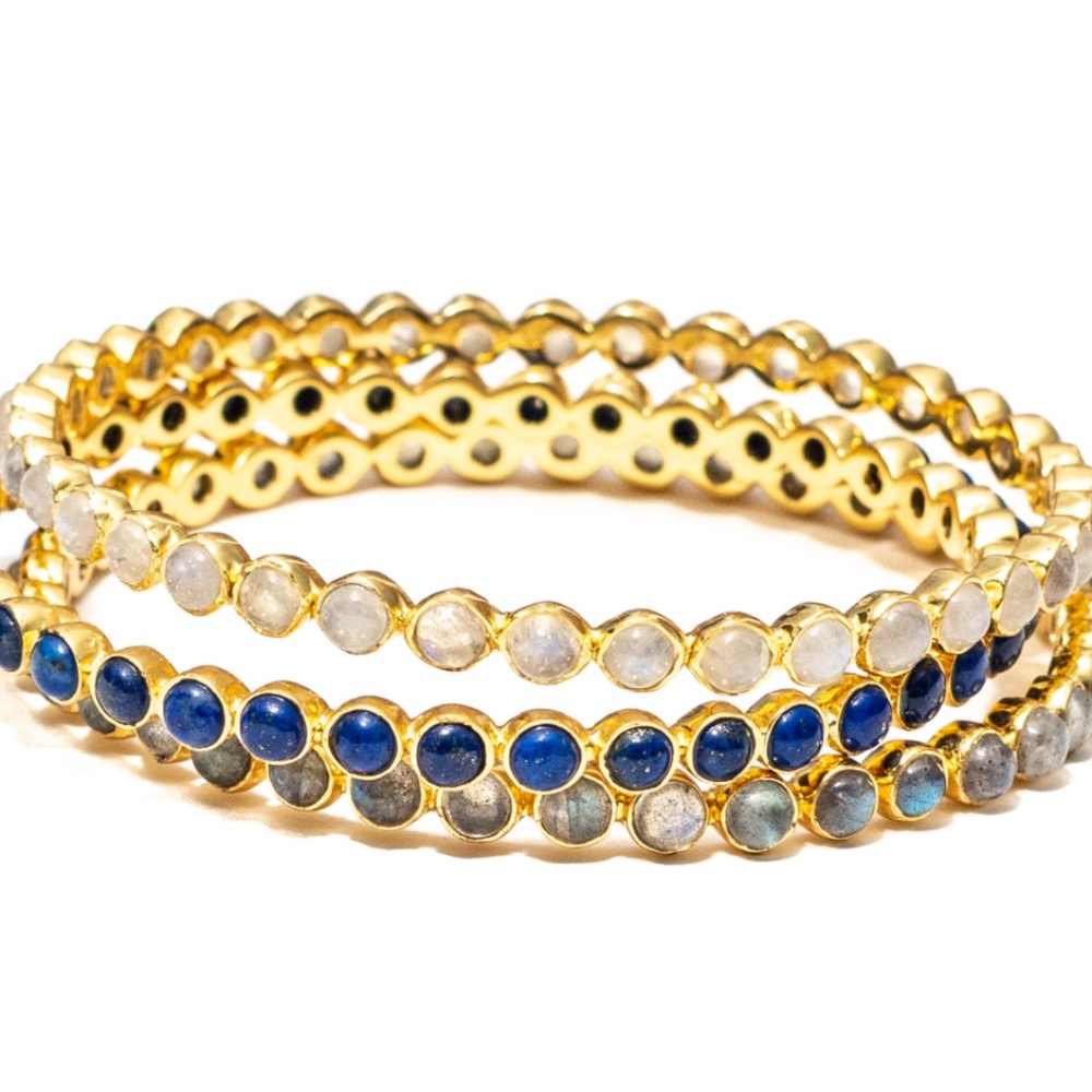 Chloe Round Bangle Bracelets